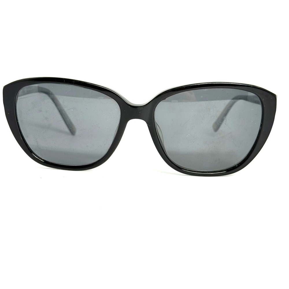 Nine West NW625S 001 Black Leopard Print Square Sunglasses 58-16-135
